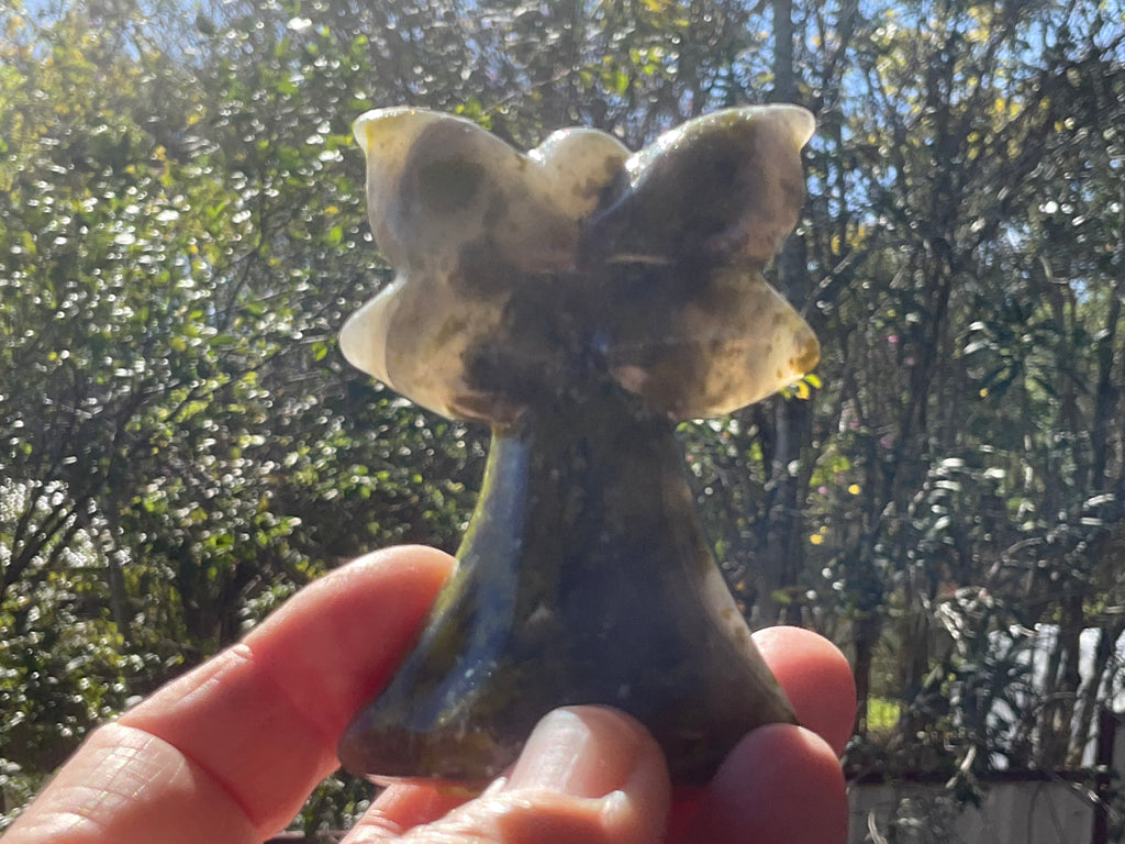 106g Chlorite Included Quartz Angel