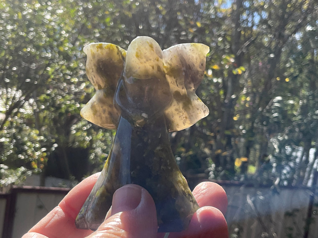 106g Chlorite Included Quartz Angel