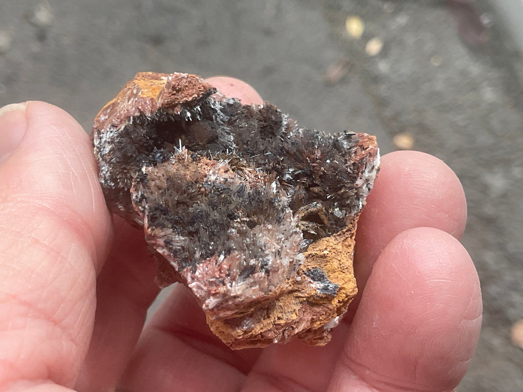 46g Scholzite with Cryptomelane Specimen A from South Australia