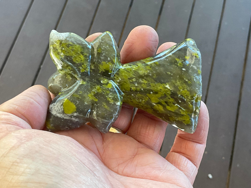 106g Chlorite Included Quartz Angel