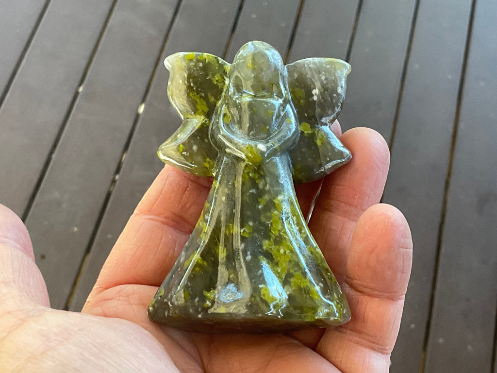 106g Chlorite Included Quartz Angel