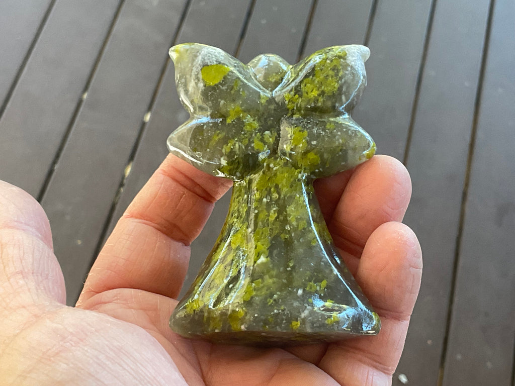 106g Chlorite Included Quartz Angel