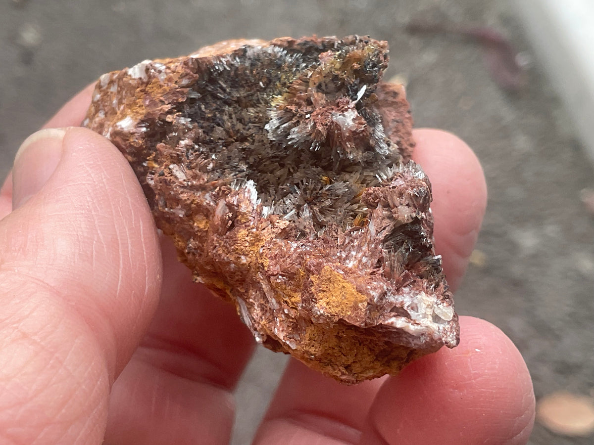 54g Scholzite with Cryptomelane Specimen B from South Australia