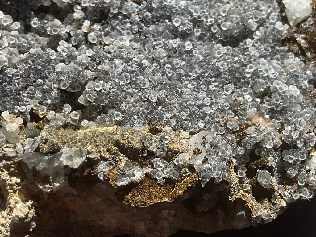 470g Quartz, Goethite, Fluorite and Chalcopyrite Specimen
