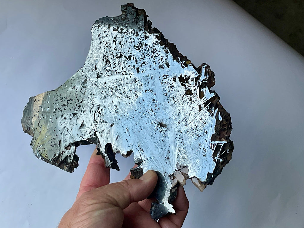 818g Polished Reticulated Hematite Slab
