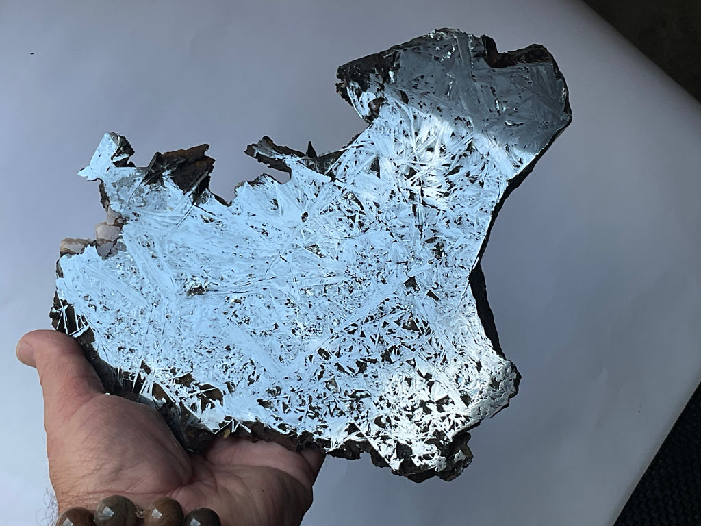 818g Polished Reticulated Hematite Slab
