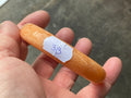 60g Orange Calcite Solid Bangle 3B