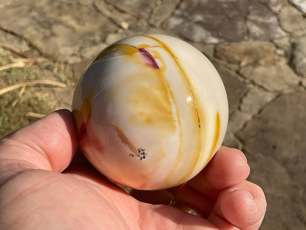 333g (5.7cm diameter) Mookaite Sphere 7C