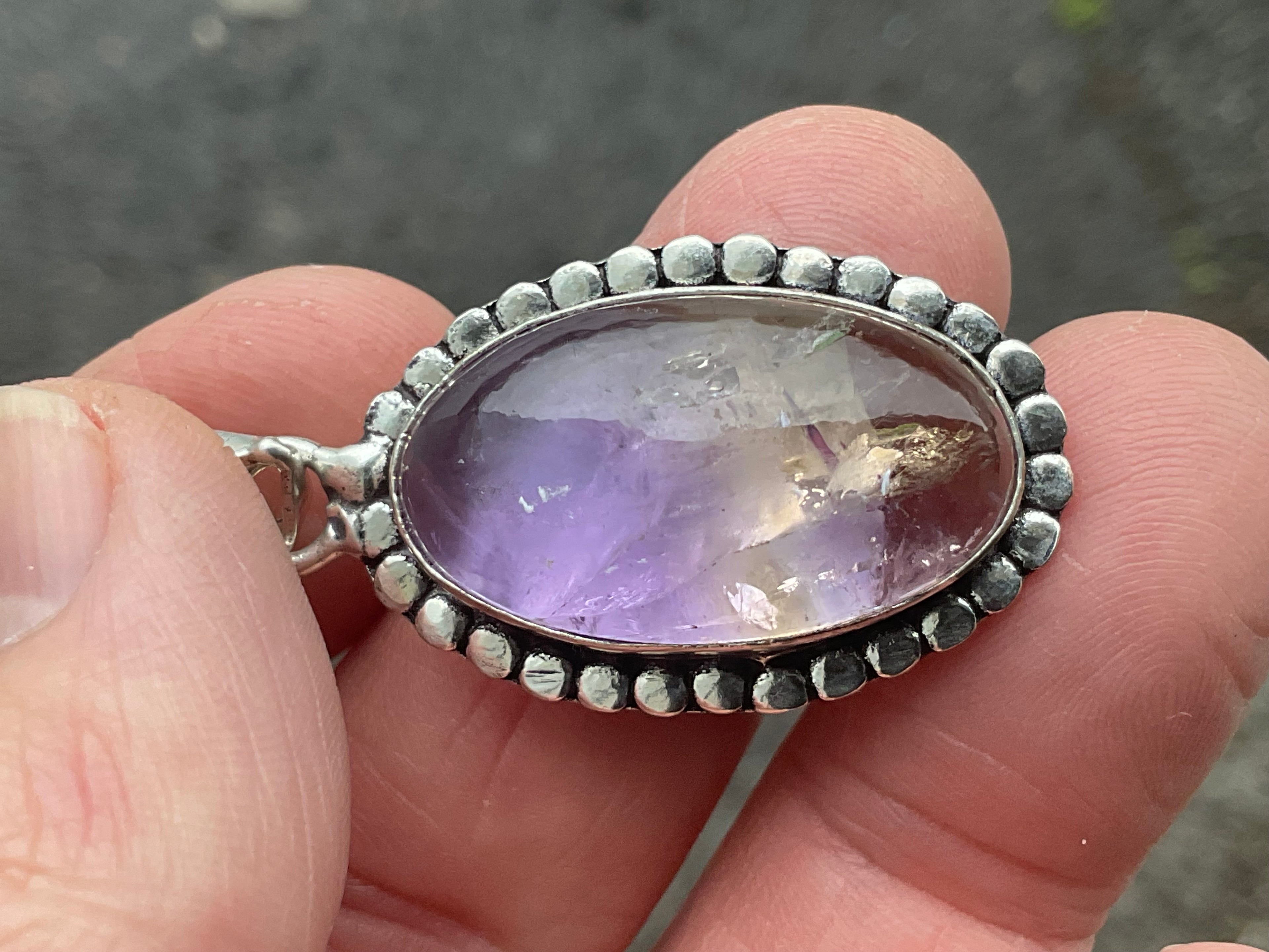 8g Antique Style Ametrine Pendant 1A