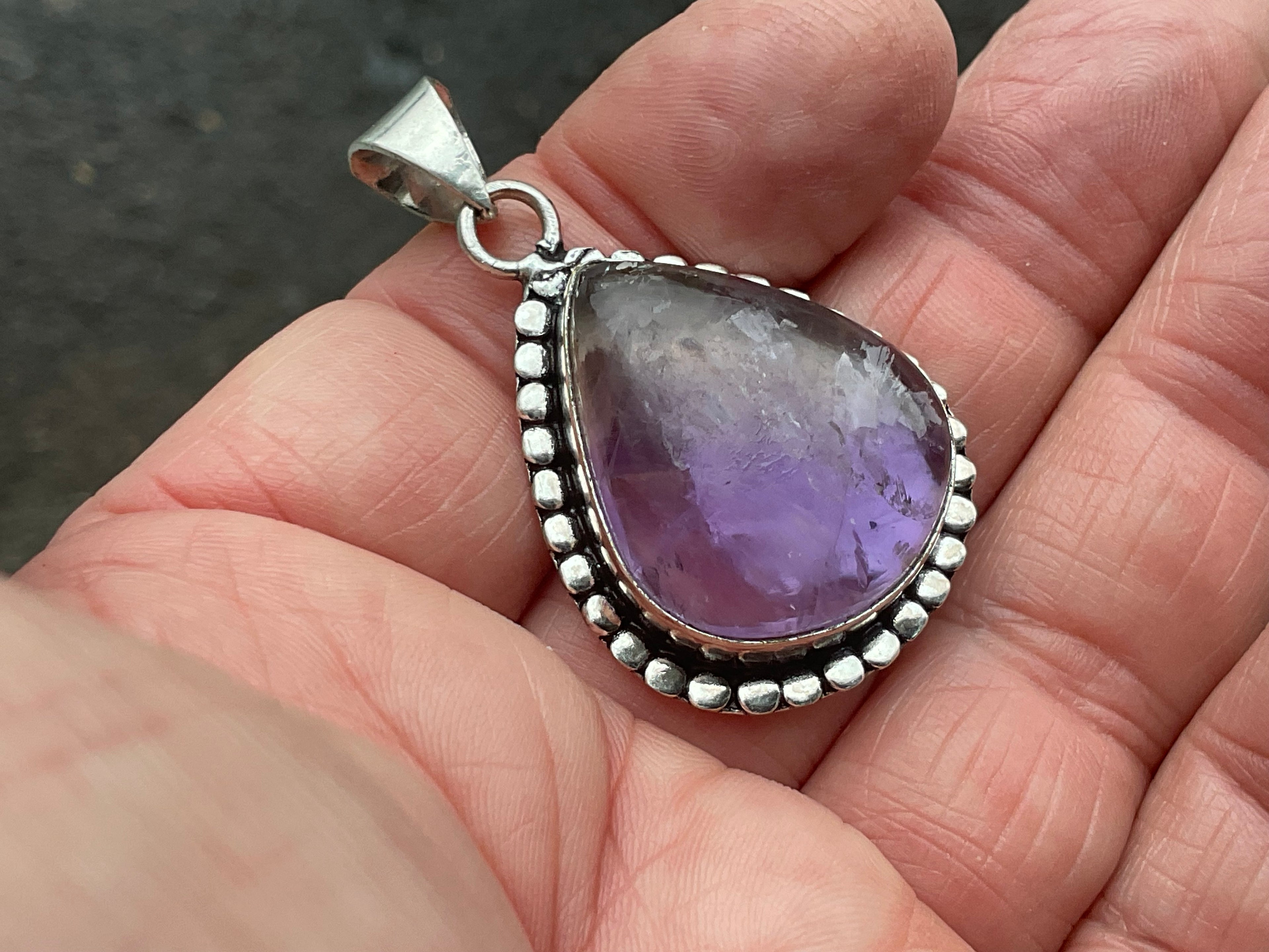 Antique Style Ametrine Pendant 2A