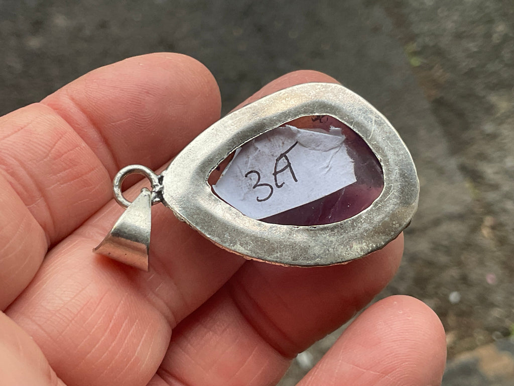 Antique Style Ametrine Pendant 3A