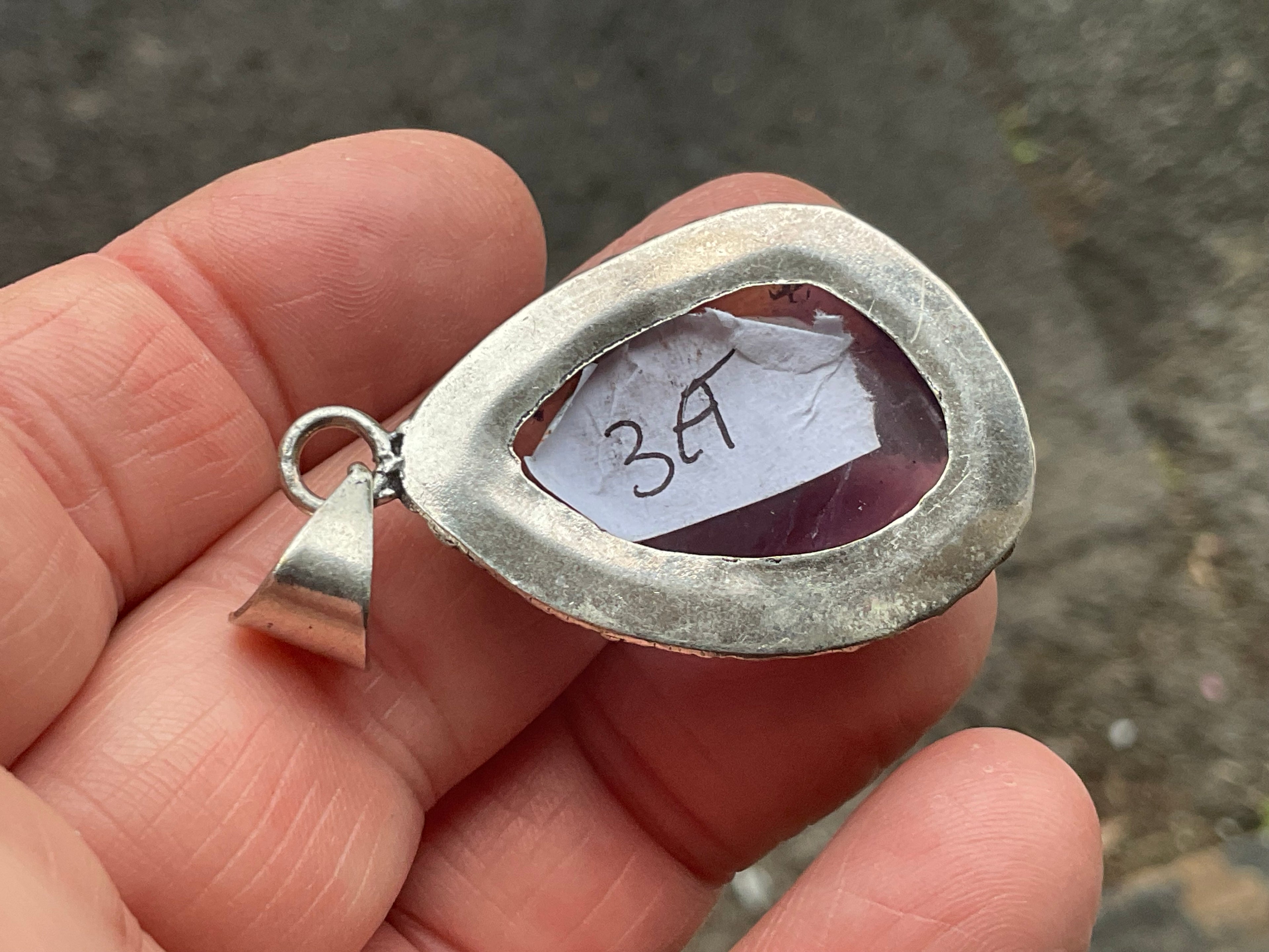 Antique Style Ametrine Pendant 3A