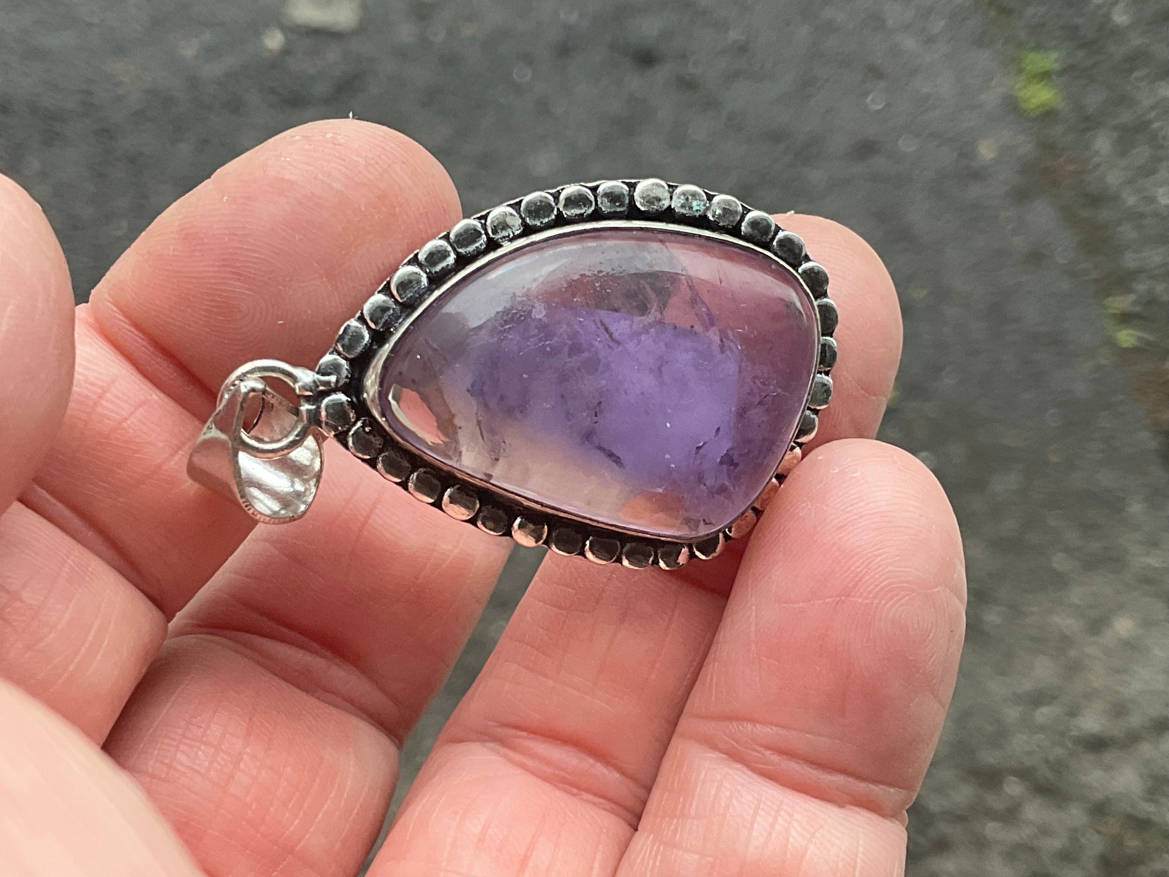 Antique Style Ametrine Pendant 3A