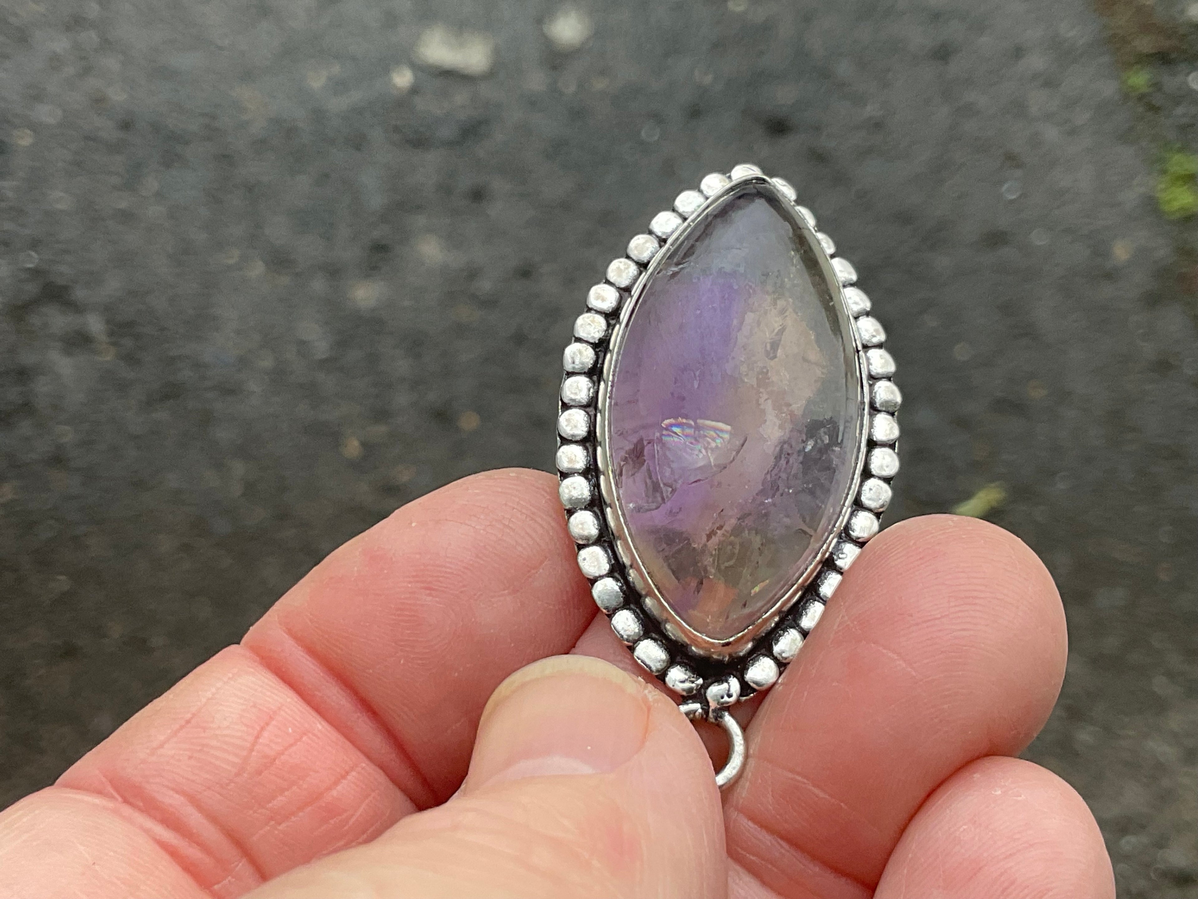 Antique Style Ametrine Pendant 5B