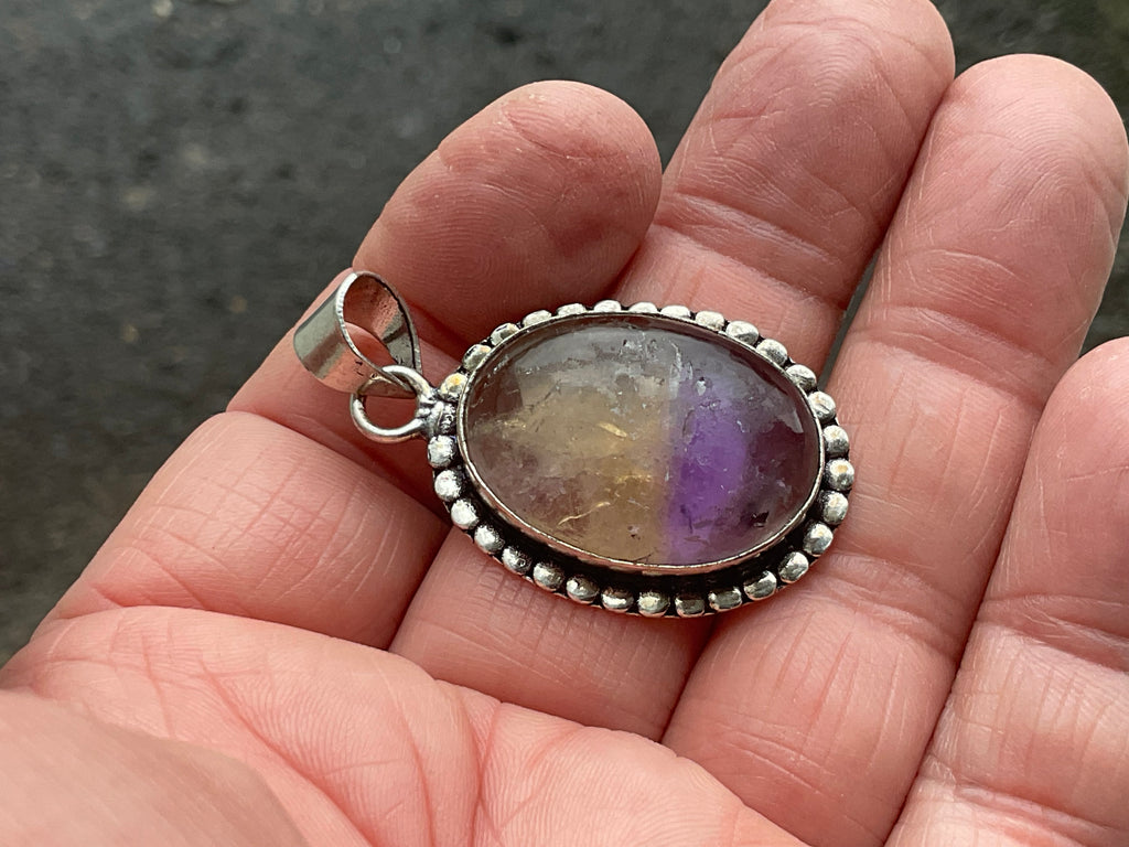 10g Antique Style Ametrine Pendant 1B