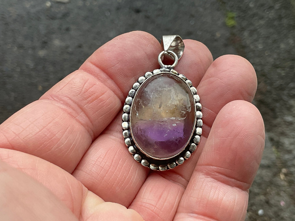 10g Antique Style Ametrine Pendant 1B