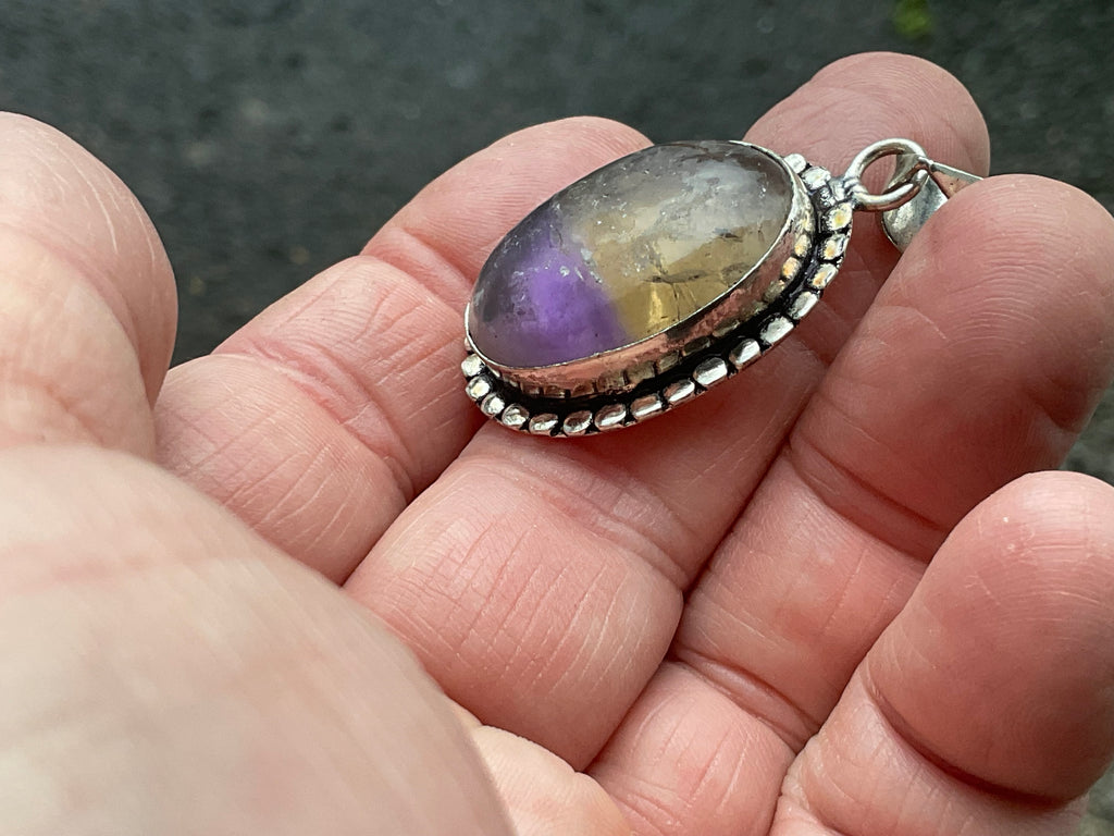 10g Antique Style Ametrine Pendant 1B