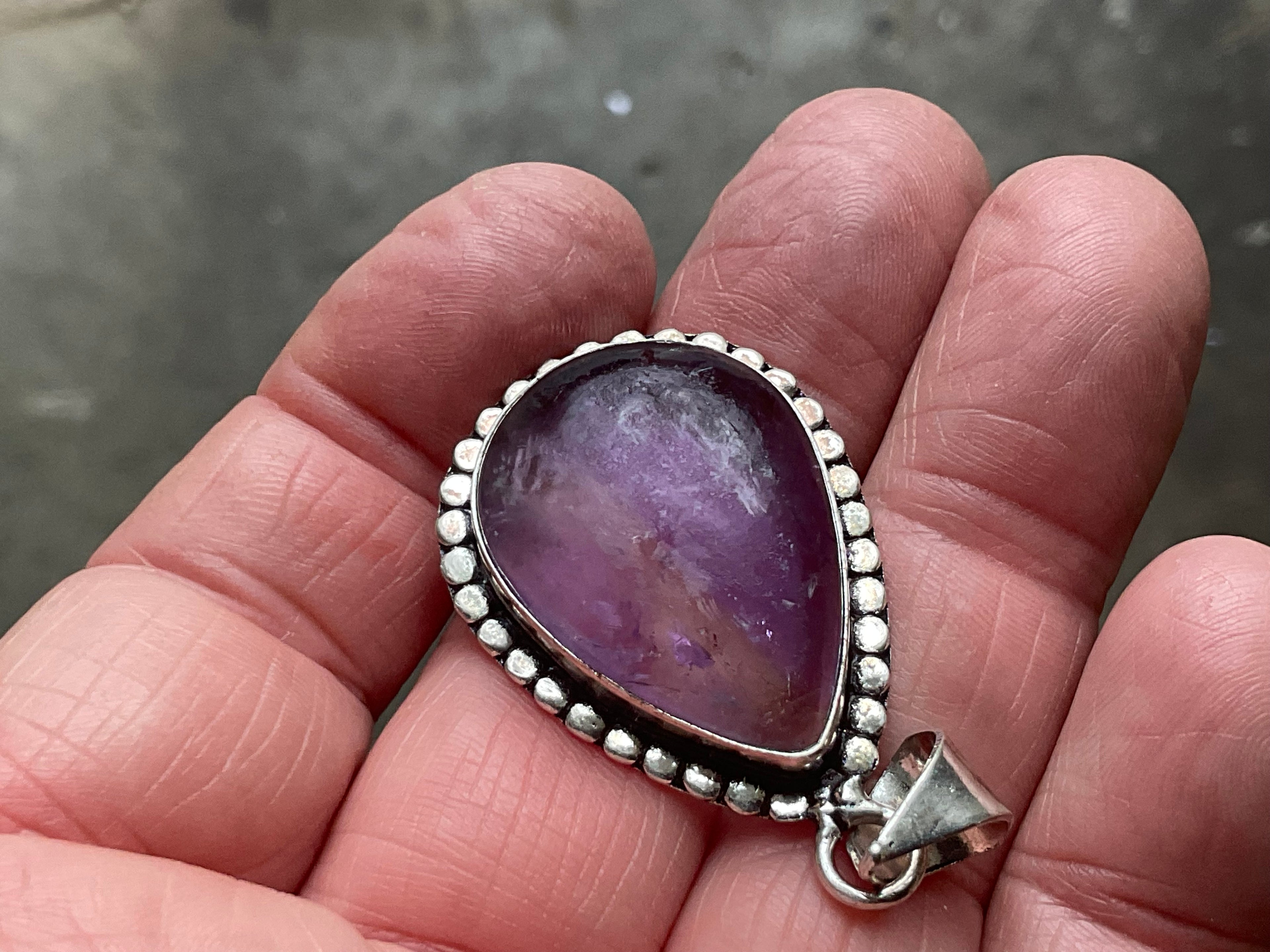 12g Antique Style Ametrine Pendant 5B