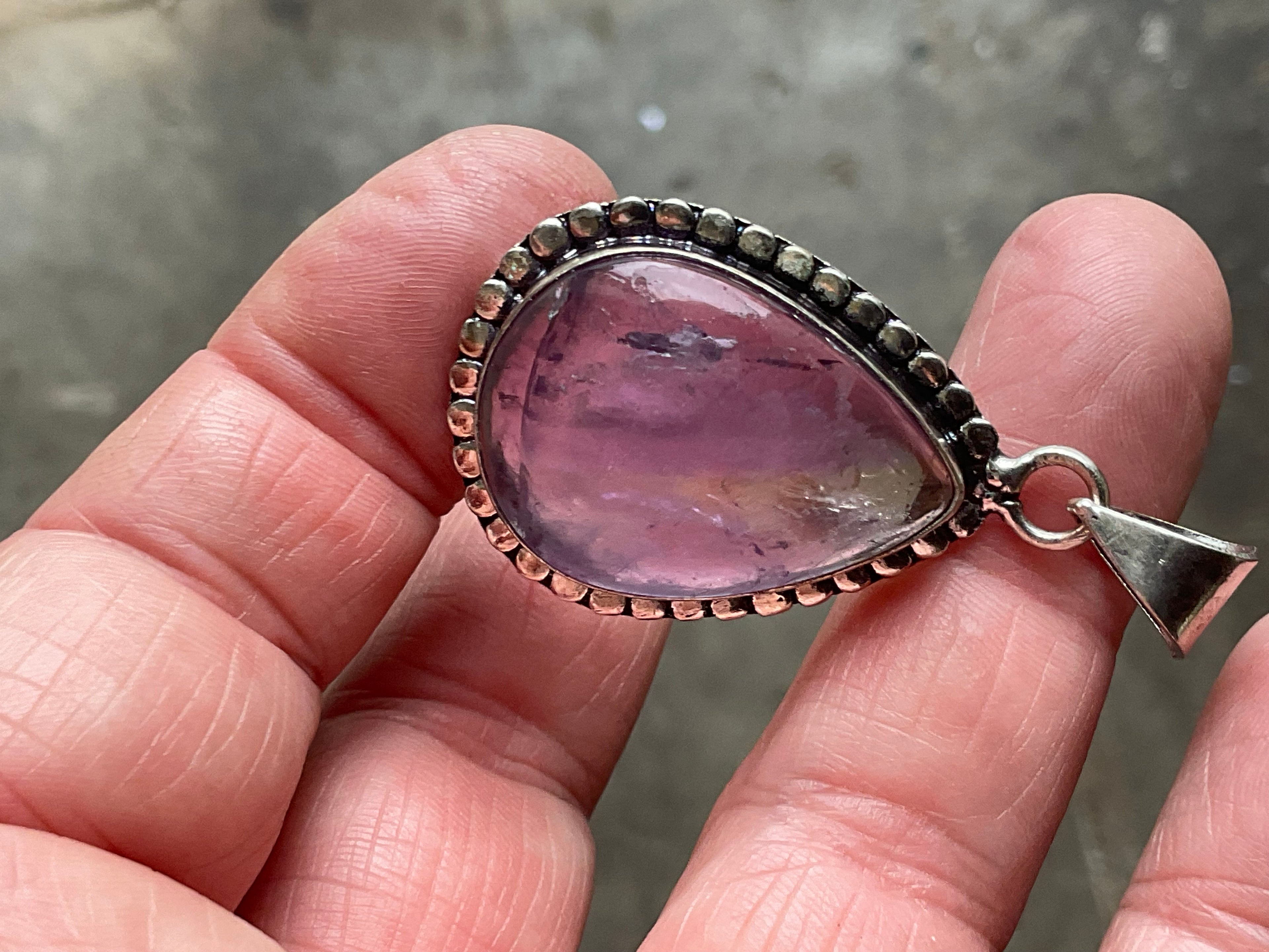 12g Antique Style Ametrine Pendant 5B