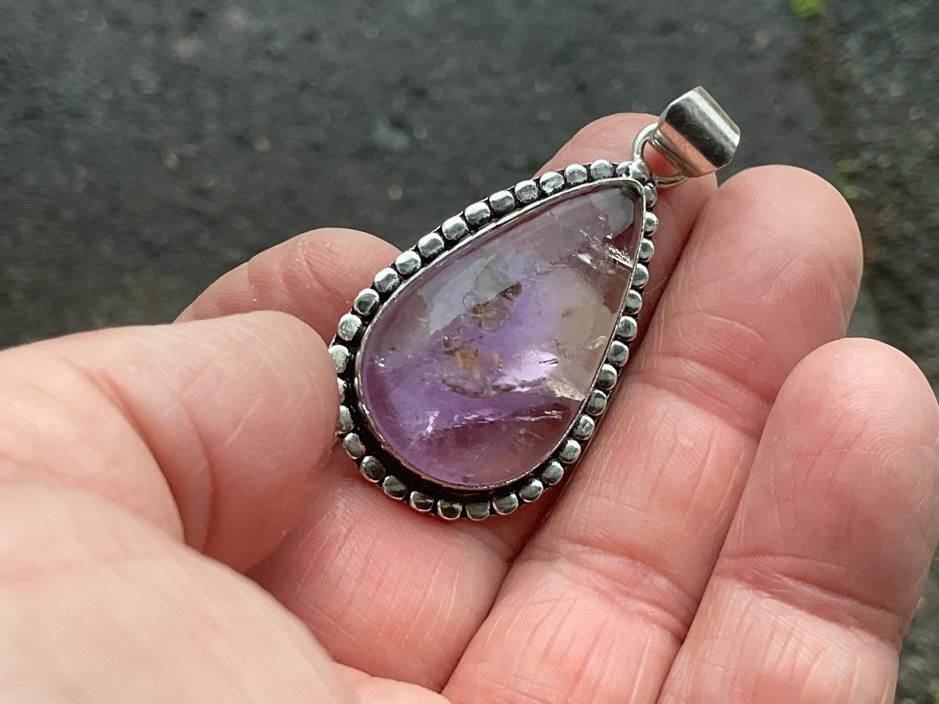 12g Antique Style Ametrine Pendant 3B