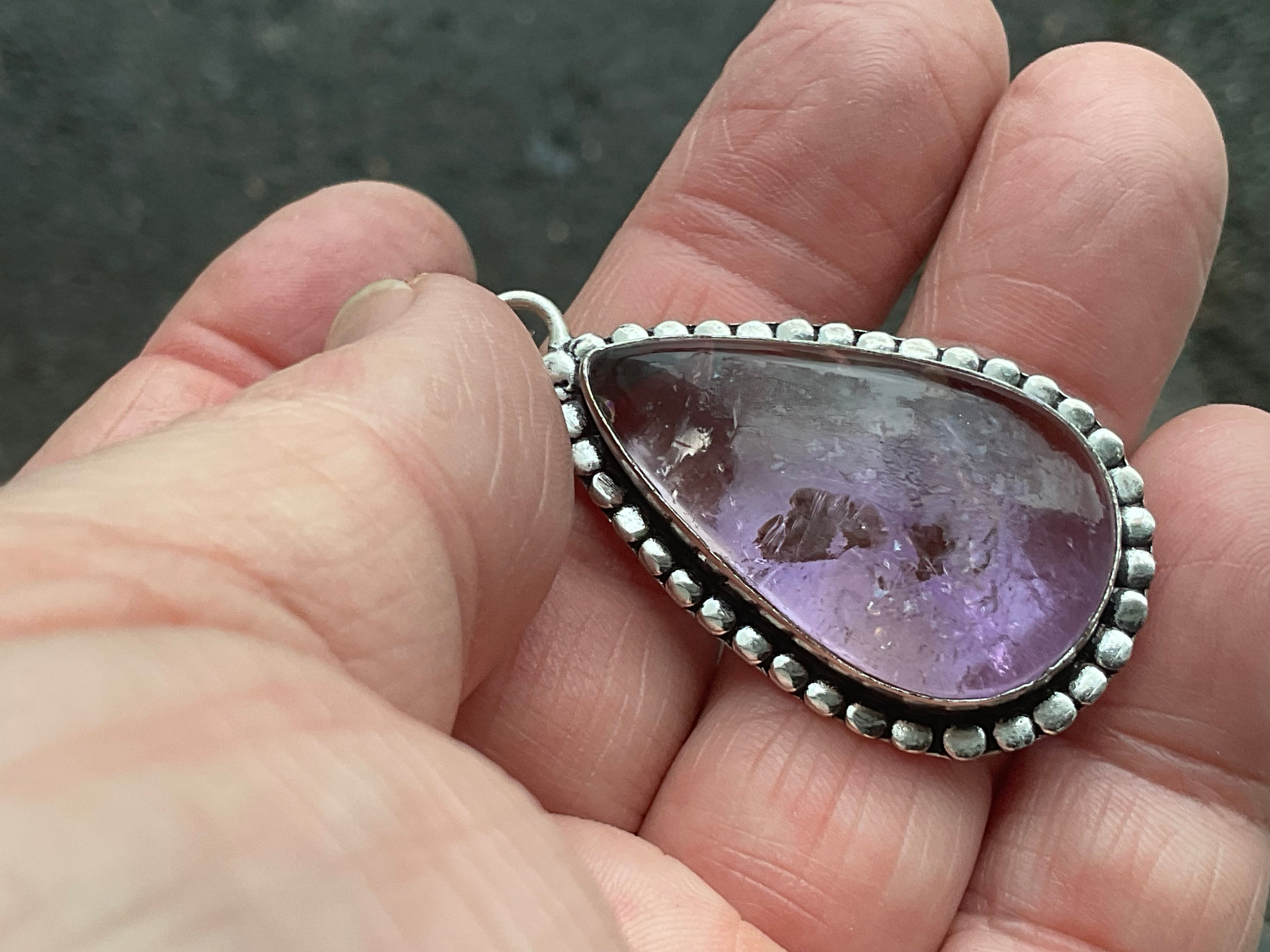 12g Antique Style Ametrine Pendant 3B