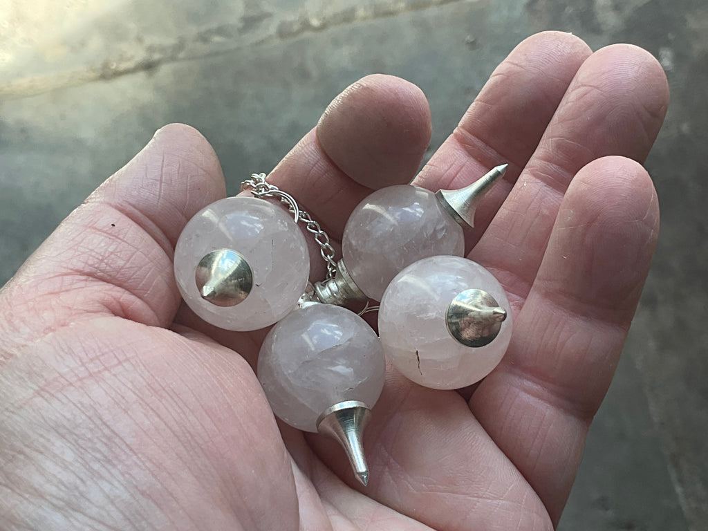 Rose Quartz Round Pendulum