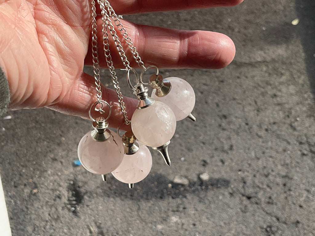 Rose Quartz Round Pendulum