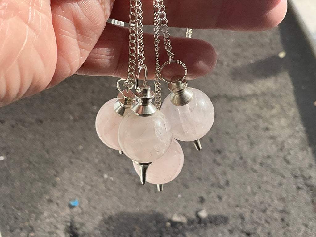 Rose Quartz Round Pendulum