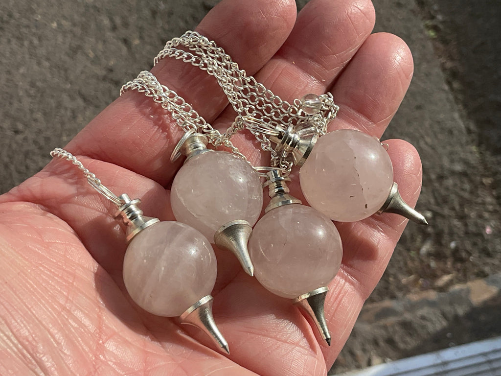 Rose Quartz Round Pendulum