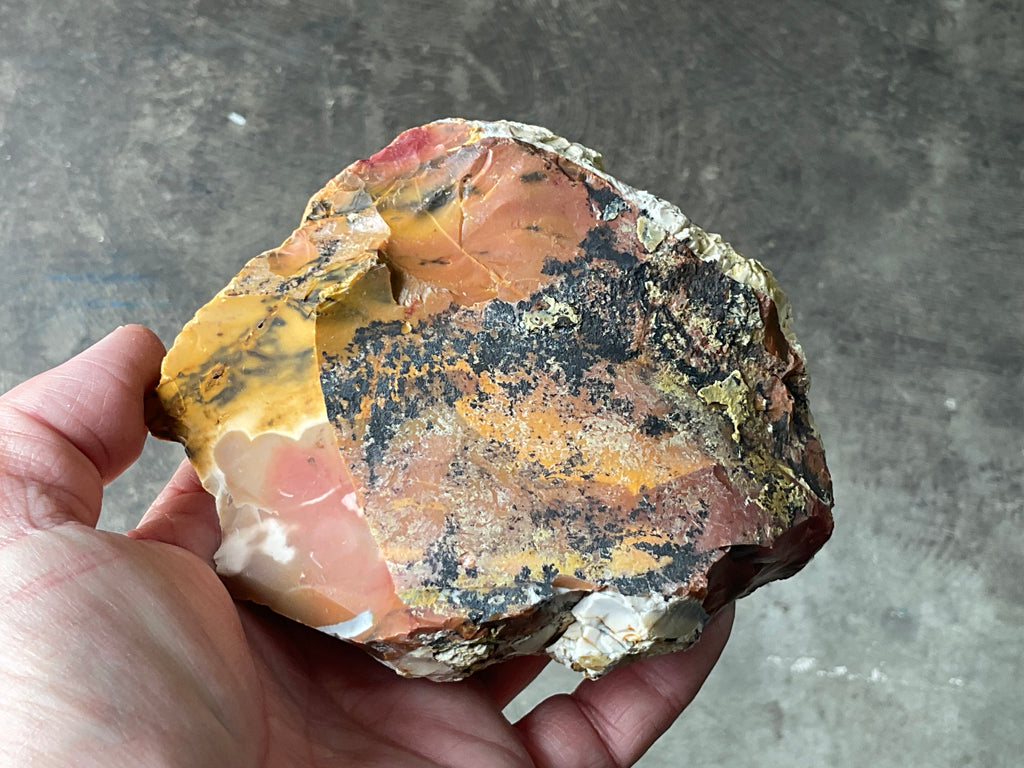 606g Rough Mookaite Piece C