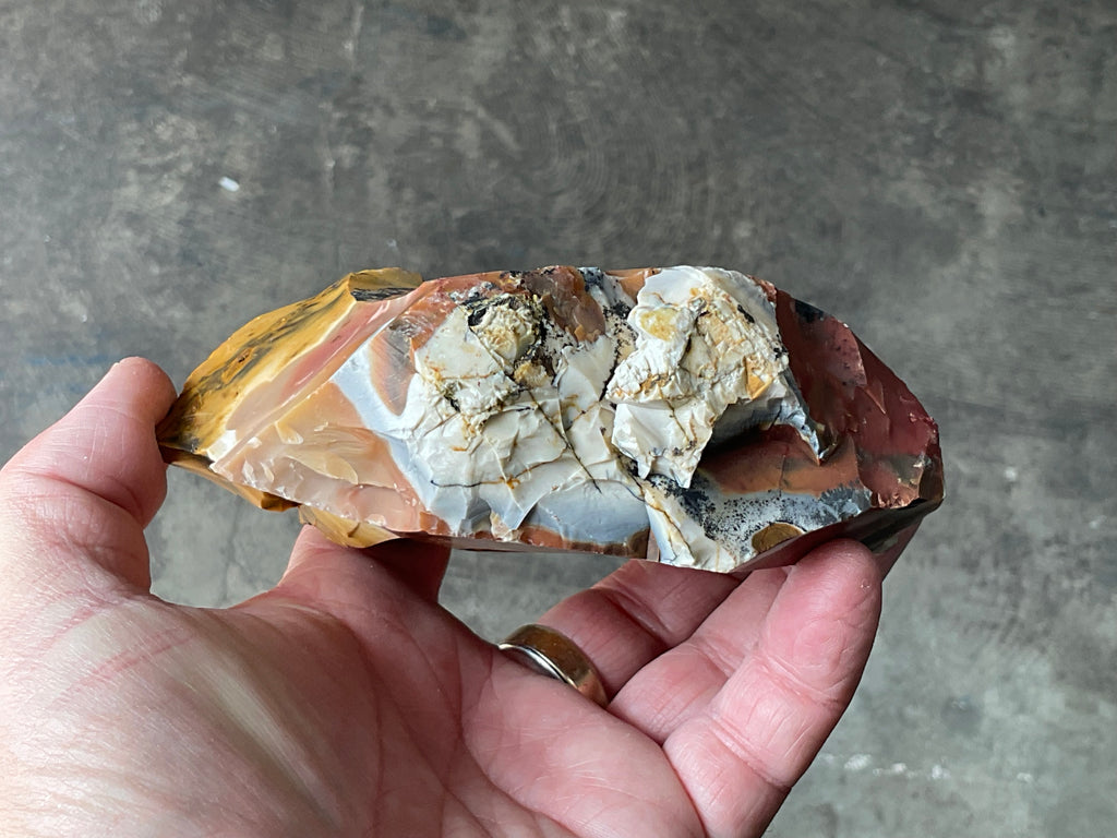 606g Rough Mookaite Piece C