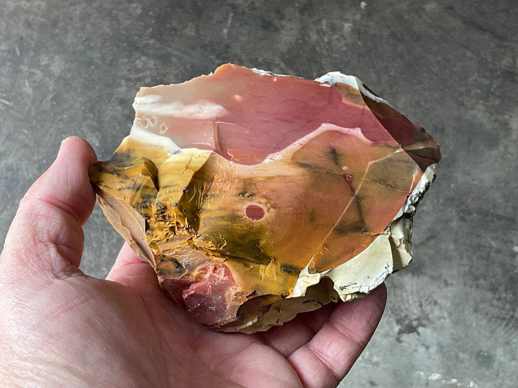 606g Rough Mookaite Piece C