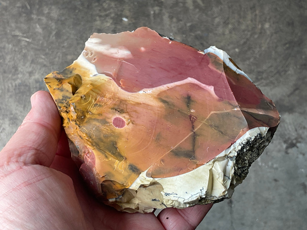 606g Rough Mookaite Piece C