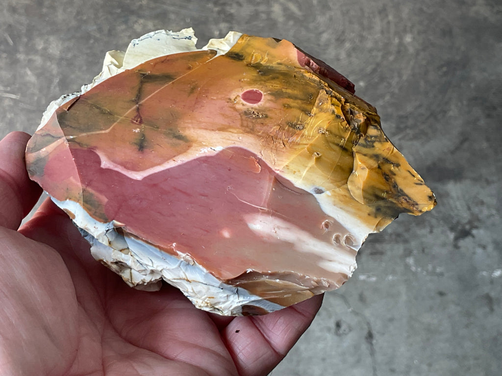 606g Rough Mookaite Piece C