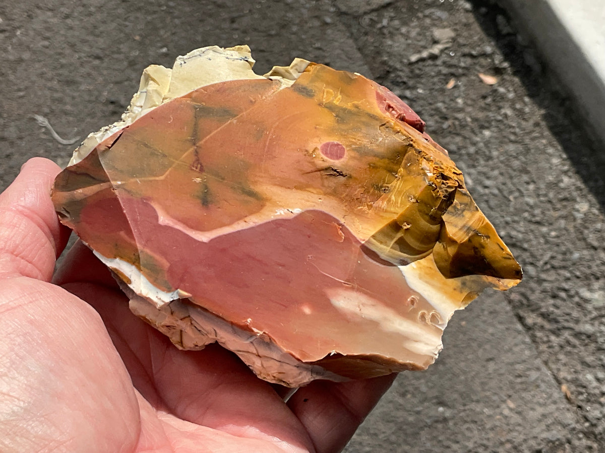 606g Rough Mookaite Piece C