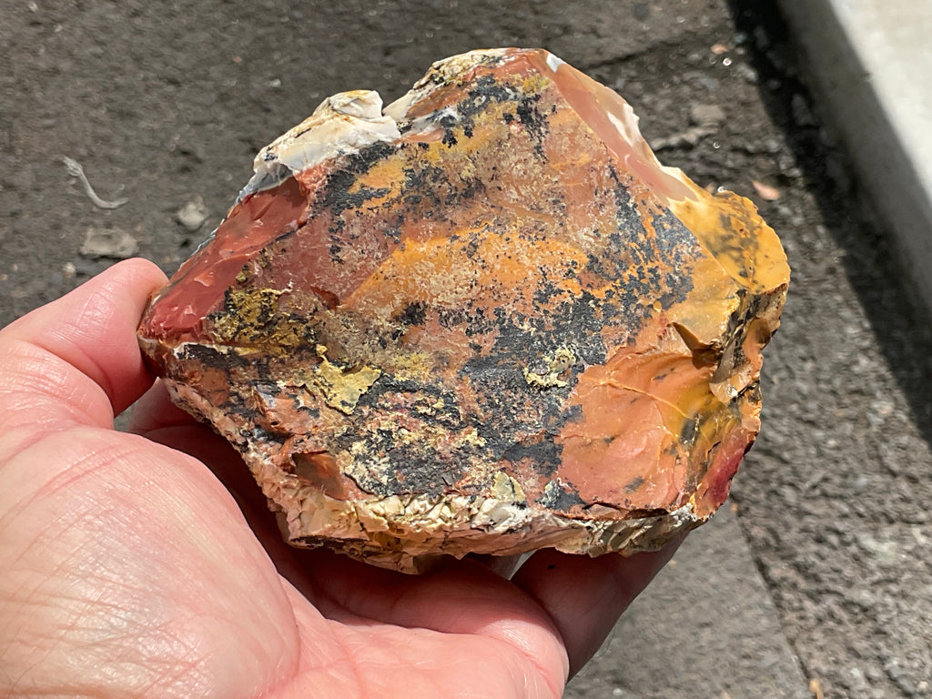 606g Rough Mookaite Piece C