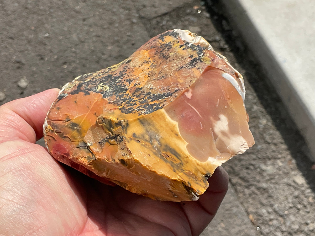 606g Rough Mookaite Piece C