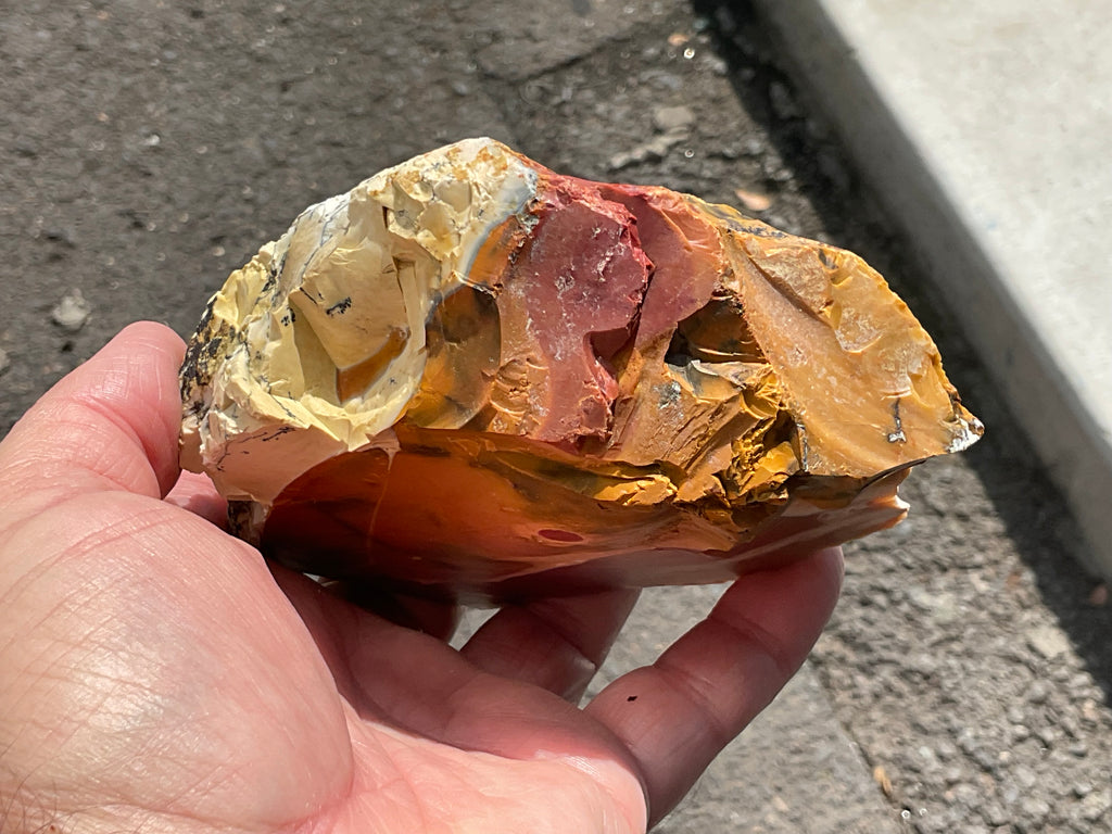 606g Rough Mookaite Piece C