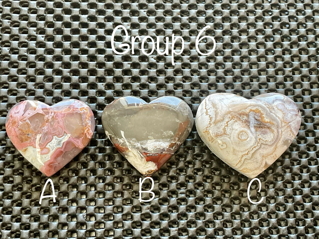 Mexican Crazy Lace Heart Group 6