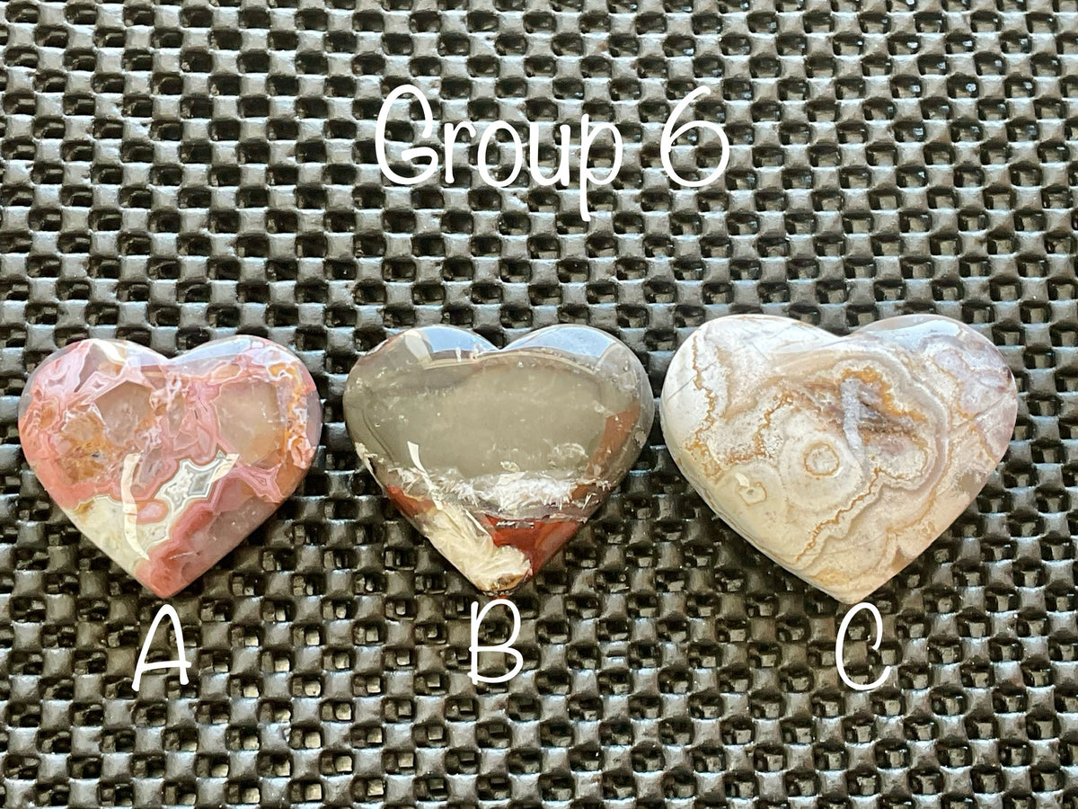 Mexican Crazy Lace Heart Group 6