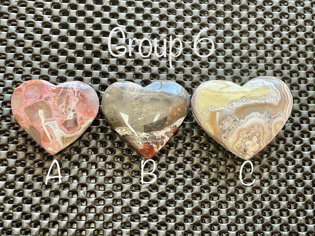 Mexican Crazy Lace Heart Group 6