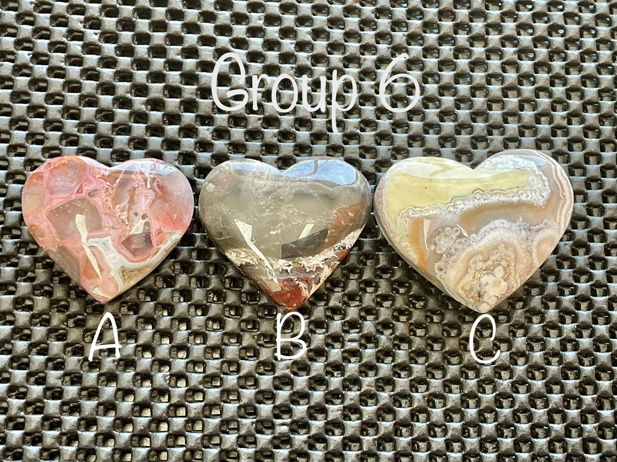 Mexican Crazy Lace Heart Group 6