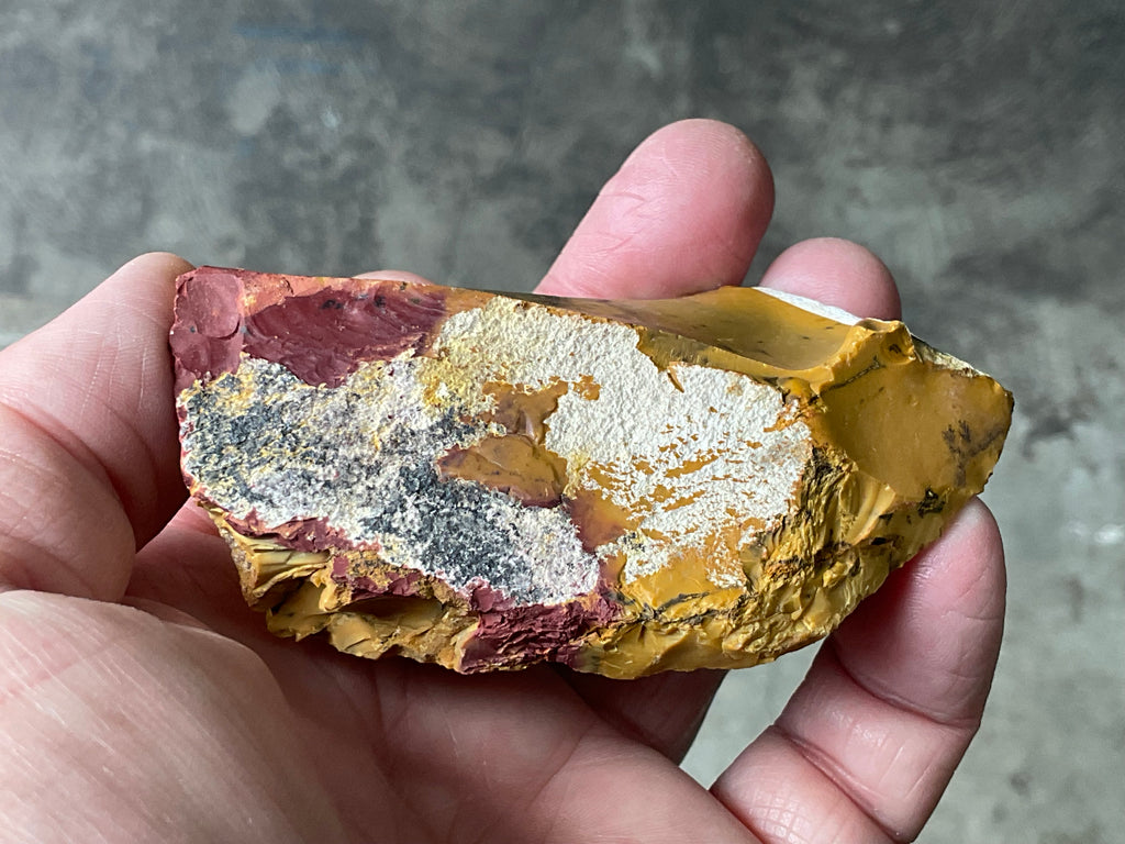 128g Rough Mookaite Piece 12A