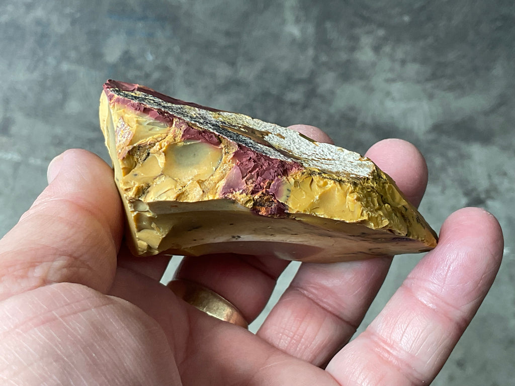 128g Rough Mookaite Piece 12A