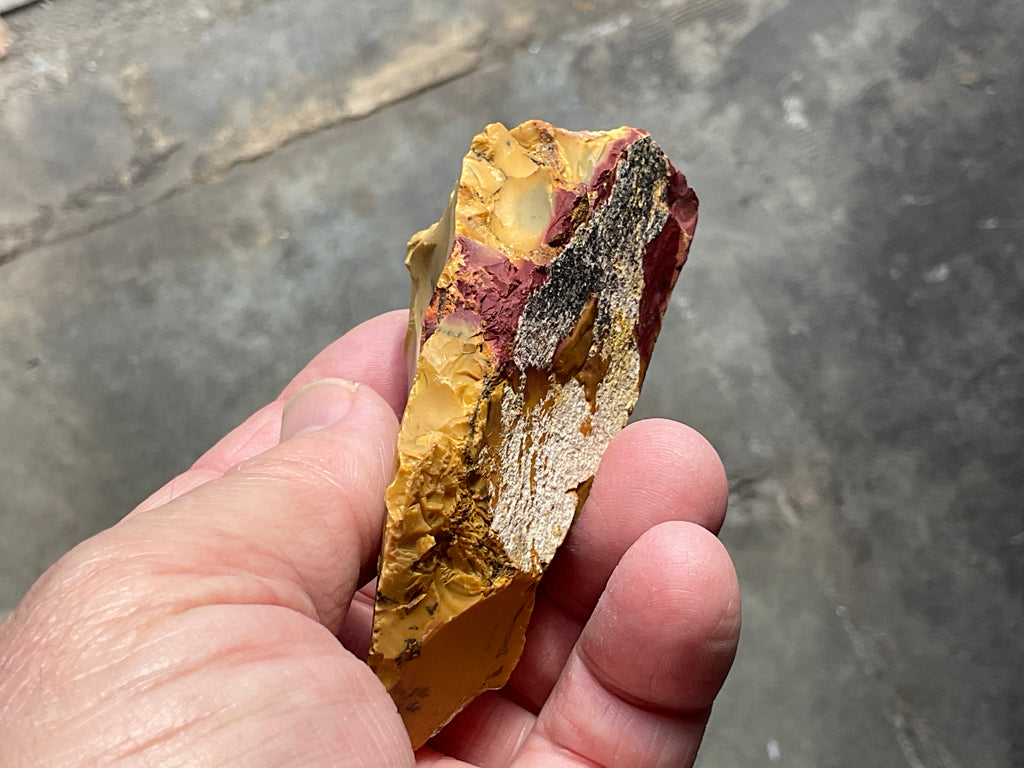 128g Rough Mookaite Piece 12A