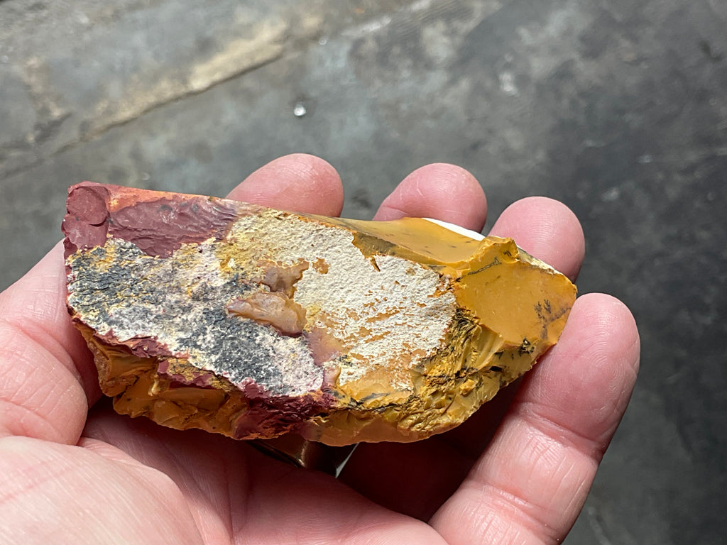 128g Rough Mookaite Piece 12A