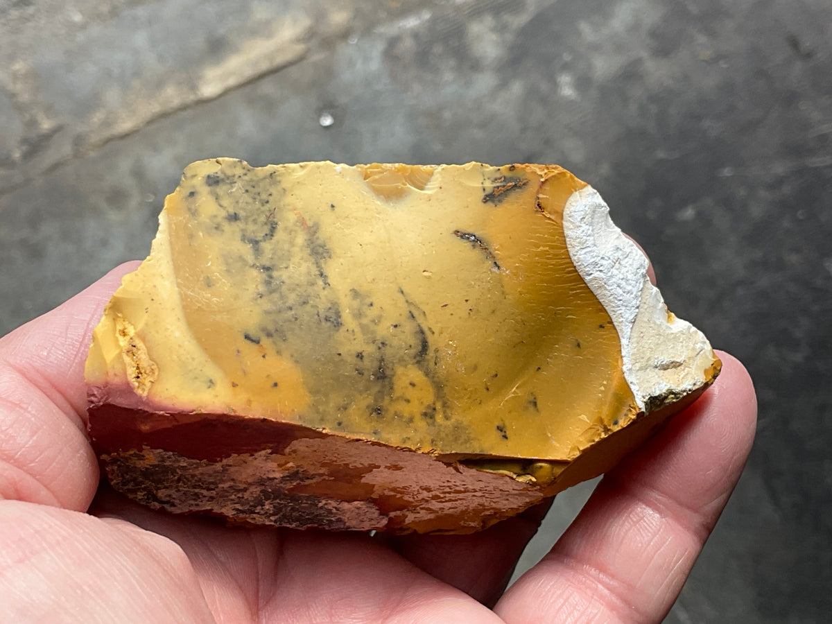 128g Rough Mookaite Piece 12A