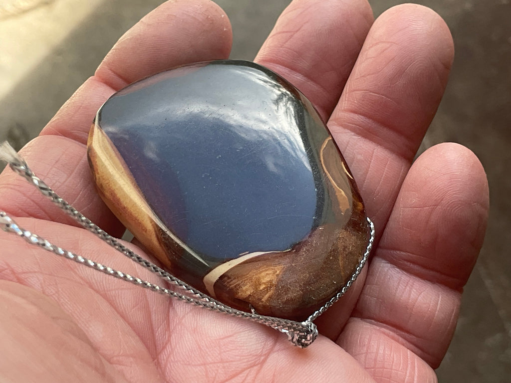 32g Polychrome Jasper Large Drilled Pendant 2B