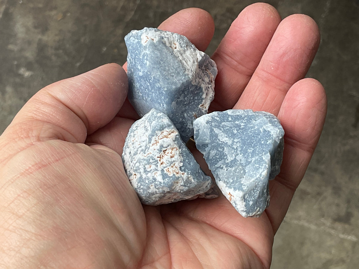 140g (3 pieces) Rough Angelite