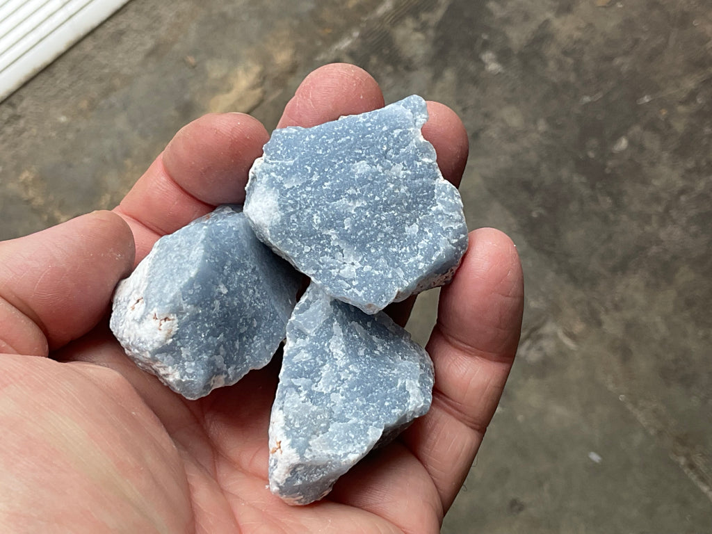 140g (3 pieces) Rough Angelite